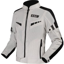 LS2 Blade Air Yazlık Mont Gri Nefes Alabilir Polyester Malzeme ile 4XL Beden Motorsiklet Aksesuarı