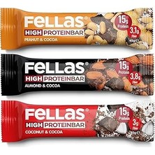 SHC4200 Fellas Yüksek Bar, Karma Kutu (3 Çeşit), 45GR x 12 Adet