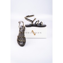 Oblavion Valen Troklu Hakiki Deri Sandalet