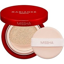 Missha NO23 SHC4200 Sand SPF Kalıcı Cushion Fondöten Mat Bitişli  Hacim ile Işıltılı Etki