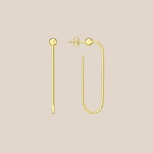 Altıntaş Ataş Tasarım Altın Küpe