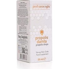 SHC4200 Prof Saracoglu Alkol Bazlı Propolis Damla Edici Gıda 20ML