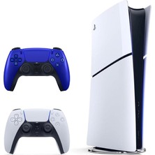 Sony Playstation 5 Slim Digital 825 GB + 2. Kobalt Mavi Dualsense Ithalatçı Garantili