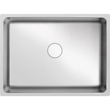 Livinox 40X50 Düz Taşmalı 0,80 mm Paslanmaz Çelik Mutfak Eviyesi