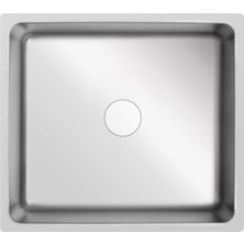 Livinox 40X45 Düz Taşmalı 0,80 mm Paslanmaz Çelik Mutfak Eviyesi