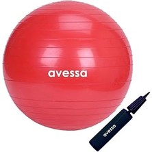 SHC4200 Avessa Pilates Topu 55 cm Kırmızı