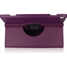 SiHako M10 X505F Kılıf 360 Tablet Deri Kılıf - Mürdüm