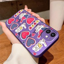 Ucuc iPhone 12 Uyumlu Metalik Dokulu Kamera Koruma Anti-Darbe Manyetik Silikon Kılıf