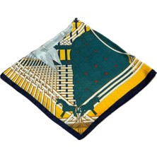 Nish&Chic Desenli Saten Fular