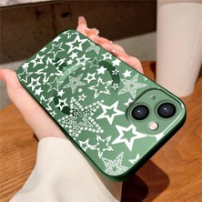 Ucuc iPhone 13 Uyumlu Metalik Dokulu Kamera Koruma Anti-Darbe Manyetik Silikon Kılıf