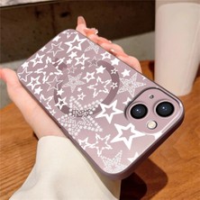 Ucuc iPhone 14 Uyumlu Metalik Dokulu Kamera Koruma Anti-Darbe Manyetik Silikon Kılıf