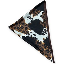 Nish&Chic Desenli Saten Fular