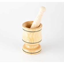 İntora Havan Bambu Ahşap Şimşir No.3