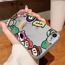 Ucuc iPhone 7/8/se 2020 2022 Uyumlu Metalik Dokulu Kamera Koruma Anti-Darbe Manyetik Silikon Kılıf