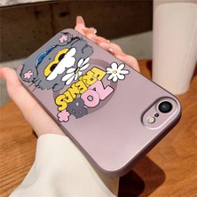 Ucuc iPhone 7/8/se 2020 2022 Uyumlu Metalik Dokulu Kamera Koruma Anti-Darbe Manyetik Silikon Kılıf