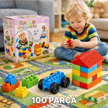 Feyza Design Eğitici 100 Parça Bloklar Yapı Oyuncakları Çocuklar Için