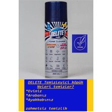 Delete Foam Cleaner | Çok Amaçlı Yağ Kir Leke Çözücü Genel Temizleyici Köpük 200 ml