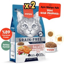 Wanpy Tahılsız Somonlu Yetişkin Kedi Maması 1,5 kg x 2 Adet