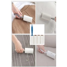 İntora 4 Yedekli Tüy Toplama Rulosu 240 Yaprak Evcil Hayvan Elbise Yatak Tüy Saç Toplayıcı