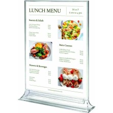 Snapper Upright A4 Masaüstü Şeffaf Föylük Broşürlük Fiyatlık 5li Paket