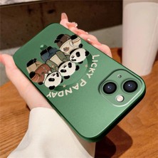 Ucuc iPhone 14 Uyumlu Metalik Dokulu Kamera Koruma Anti-Darbe Manyetik Silikon Kılıf