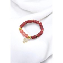 Nish&Chic Melek Charmlı El Yapımı Bileklik