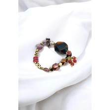 Nish&Chic Stone Charmlı El Yapımı Bileklik