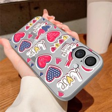 Ucuc iPhone 16 Uyumlu Metalik Dokulu Kamera Koruma Anti-Darbe Manyetik Silikon Kılıf