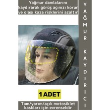 Wintoup #motoraksesuar Universal Açık Tam Yarım Motor Kaskı Uyumlu Görüş Açısı Koruyucu Yağmur Kaydırıcı