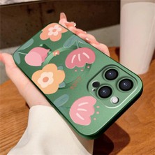 Ucuc iPhone 15 Pro Uyumlu Metalik Dokulu Kamera Koruma Anti-Darbe Manyetik Silikon Kılıf