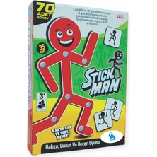 Feyza Design Eğitici Çöp Adam Hafıza ve Beceri Oyunu - Plastik Kartlı Set