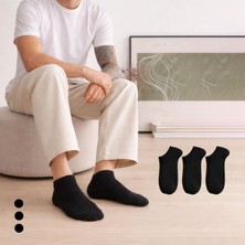 Kral Socks 3 Çift Pamuklu Patik Çorap