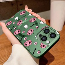 Ucuc iPhone 15 Pro Uyumlu Metalik Dokulu Kamera Koruma Anti-Darbe Manyetik Silikon Kılıf