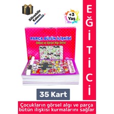 Feyza Design Eğitici Görsel Algı Beceri Geliştirici Silinebilir Kalemli 35 Kart