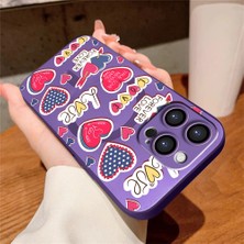 Ucuc iPhone 14 Pro Uyumlu Metalik Dokulu Kamera Koruma Anti-Darbe Manyetik Silikon Kılıf