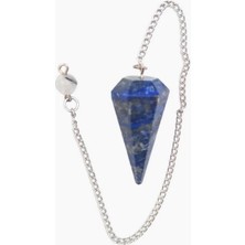 Pozitif Doğal Taş Doğal Lapis Lazuli Pandül - Sarkaç 218-8