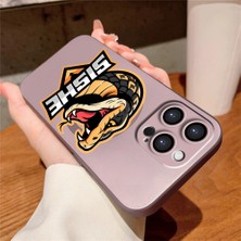 Ucuc iPhone 14 Pro Uyumlu Metalik Dokulu Kamera Koruma Anti-Darbe Manyetik Silikon Kılıf