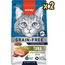Wanpy Tahılsız Ton Balıklı Yetişkin Kedi Maması 1,5 kg x 2 Adet