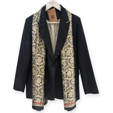Nish&Chic Desenli Saten Şal