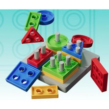 Feyza Design Geometrik Şekiller Motor Beceri Geliştirici Eğitici Oyuncak