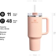 Stanley The Quencher H2.o Flowstate Tumbler 1.18 Lt Açık Turuncu
