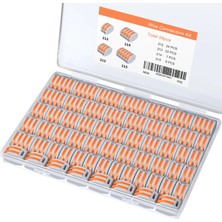 Kablo Konnektör Kiti, 2/3/4/5 Iletken Kombinasyonu ile Kollu Pct-59 59 Parça 28-12AWG