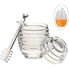 İntora Bal Kavanozu Helezon Bal Kaşığı