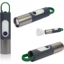 İntora El Feneri Kamp Lambası 750 Lümen Şarjlı Type-C