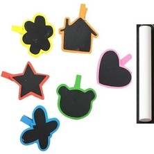 İntora Ahşap Yazı Tahtalı Mandal Seti