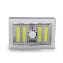 İntora 4 Ledli Pilli LED Lamba Güç Ayarlı LED Portatif Lamba LED Işık - Mıknatıslı Yapışkanlı