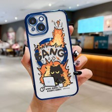 Ucuc iPhone 15 Uyumlu Şeffaf Arka Yüzeyli Manyetik Darbeye Dayanıklı Silikon Kılıf