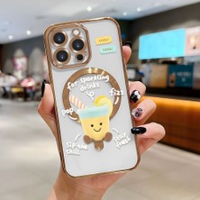 Ucuc iPhone 15 Pro Max Uyumlu Şeffaf Arka Yüzeyli Manyetik Darbeye Dayanıklı Silikon Kılıf