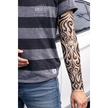 Ethab Ticaret Giyilebilir Kol Dövmesi Çorap Dövme 3D Baskılı Kol Bacak Dövme 2 Adet Model 11 (4457)