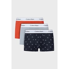 Calvin Klein Logolu Pamuklu 3 Pack Boxer LV00NB43894UV Erkek Boxer LV00NB4389 4uv